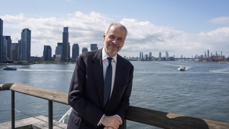 COP30 President-designate André Corrêa do Lago poses for a photograph at the United Nations headquarters on Tuesday, July 22, 2025, in New York. (AP Photo/Adam Gray)  Associated Press/LaPresse