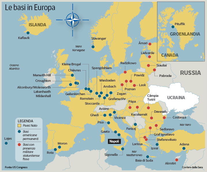 Nato, un altro passo indietro Usa: le basi di Napoli e Norfolk passano agli alleati