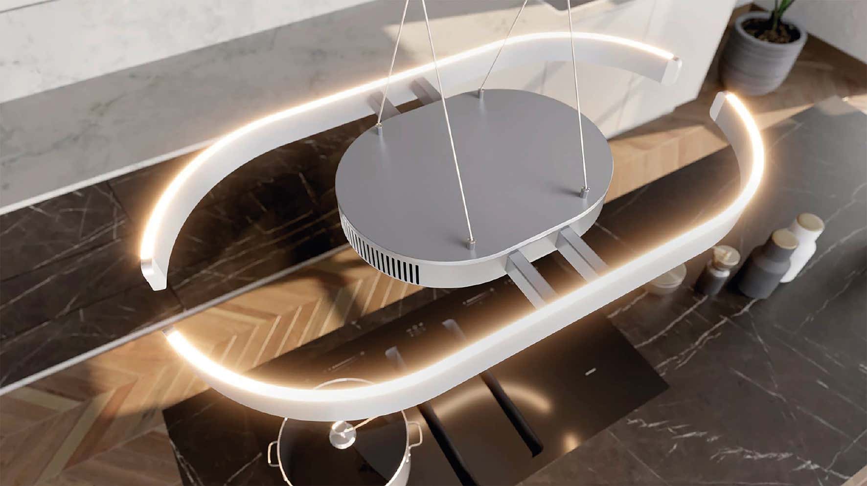 La lampada di design che illumina e purifica l’aria in hotel e ristoranti