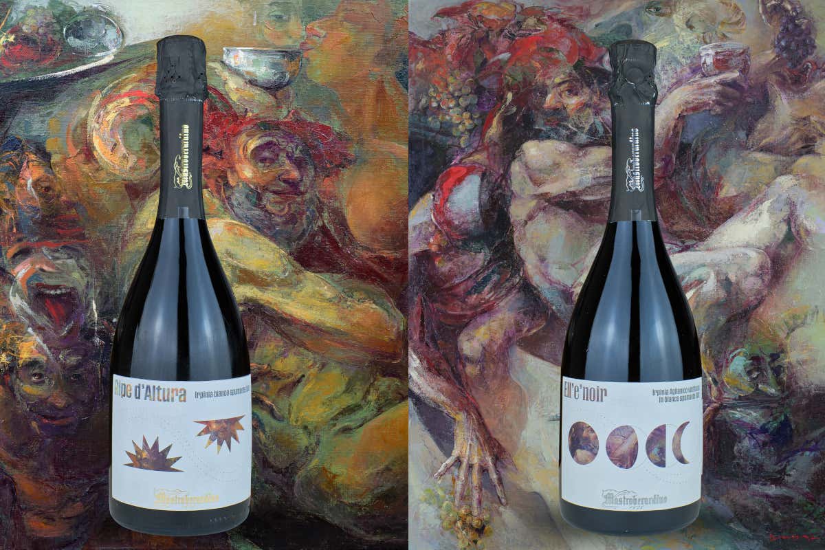 Ripe d’Altura ed Ell’èNoir: il gesto che trasforma l’etichetta di Mastroberardino in arte