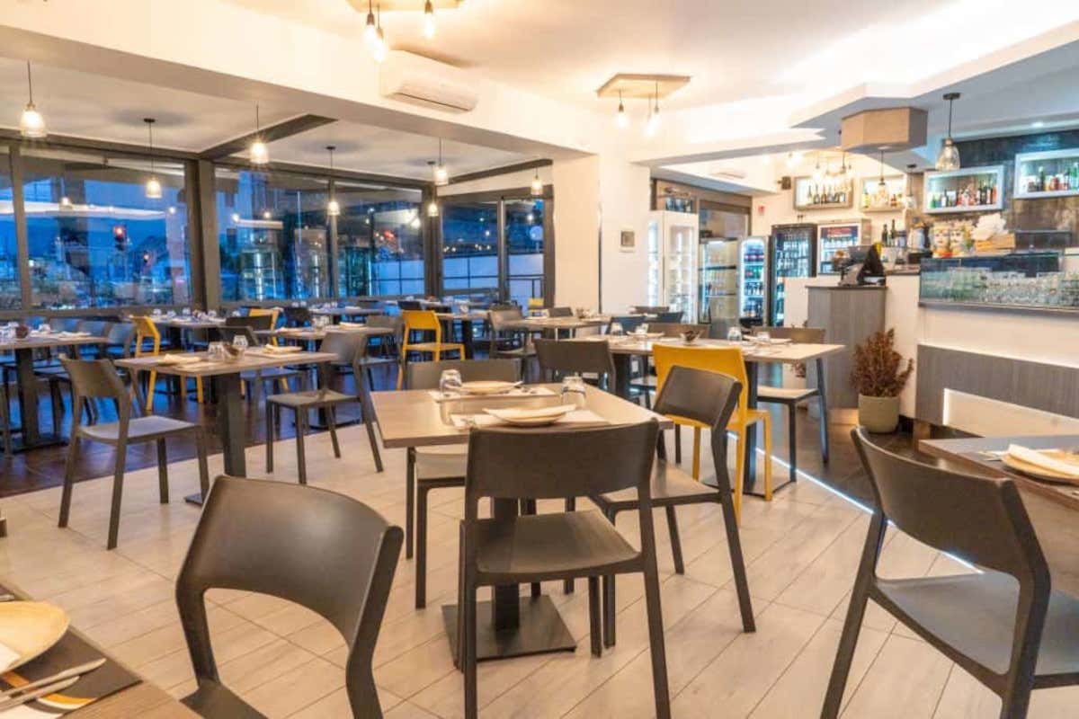 La sala della Pizzeria Basilicò