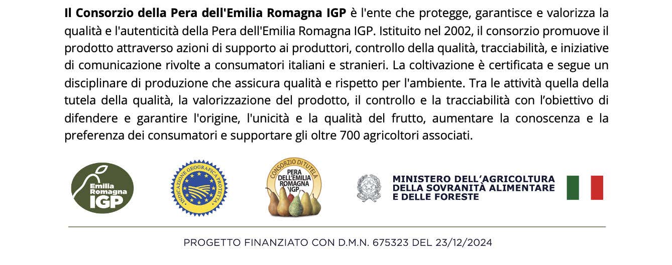 Pera dell'Emilia Romagna IGP - Fegato di rana pescatrice con Pera Max Red Bartlett