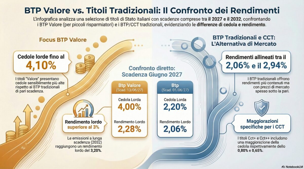 Btp Valore, nuova emissione dal 2 marzo: tre cedole crescenti e premio fedeltà allo 0,8% Btp Valore, nuova emissione dal 2 marzo: tre cedole crescenti e premio fedeltà allo 0,8%