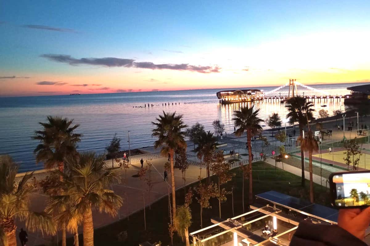 La vista sull'Adriatico che si gode dal Villa Pascucci Mare