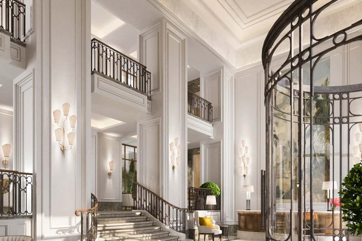 La hall del Corinthia Rome