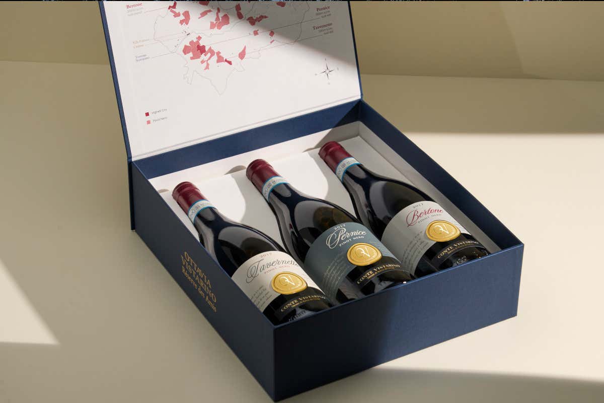 Conte Vistarino protagonista al prossimo vinitaly con i suoi Pinot Nero, Tavernetto, Pernice e Bertone