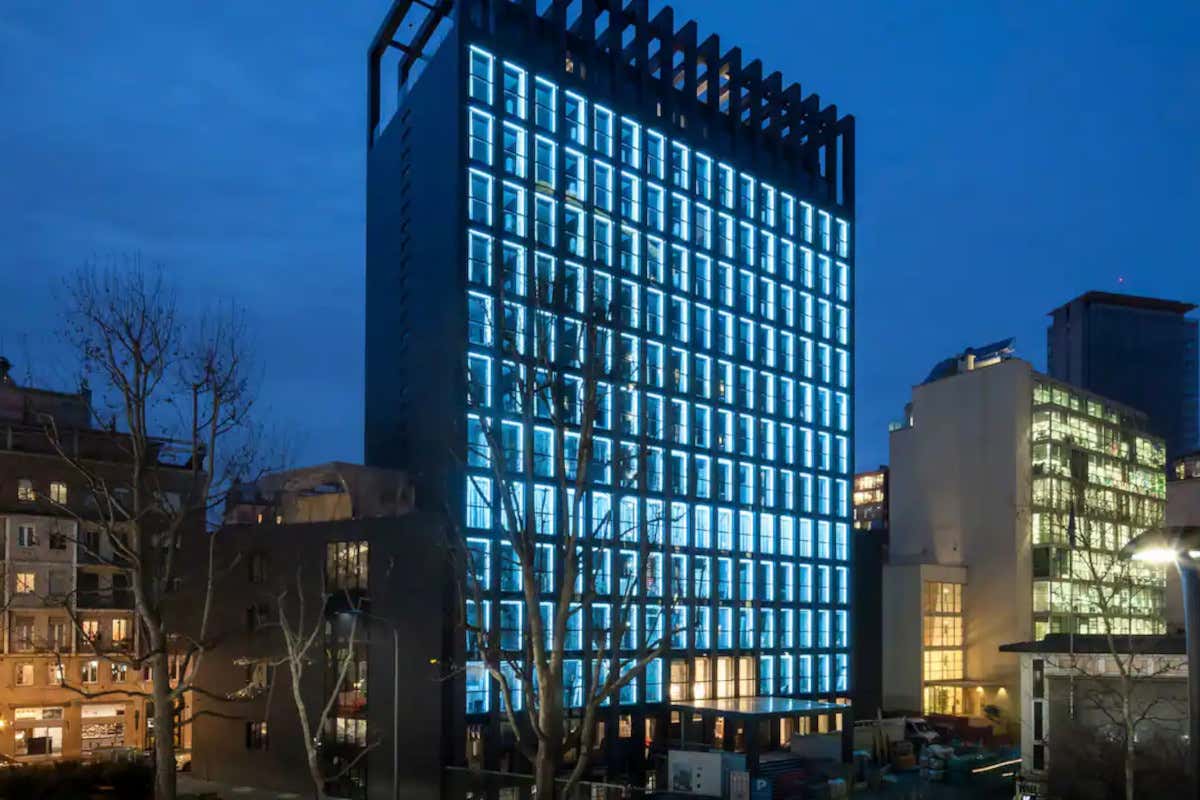 La facciata dell’Hyatt Centric Milan Centrale