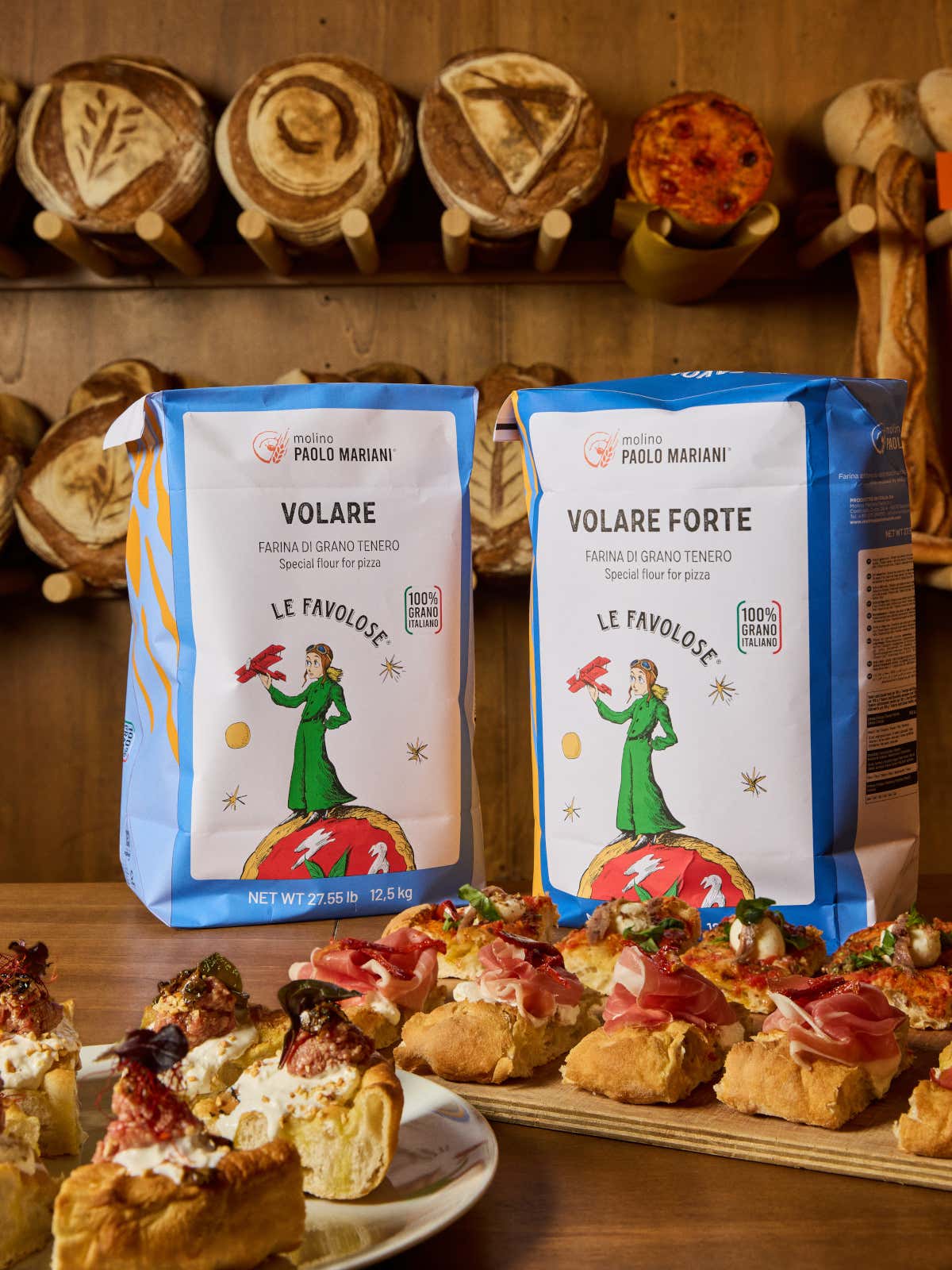 Volare e Volare Forte, due farine ideali per la pizza professionale di Molino Mariani