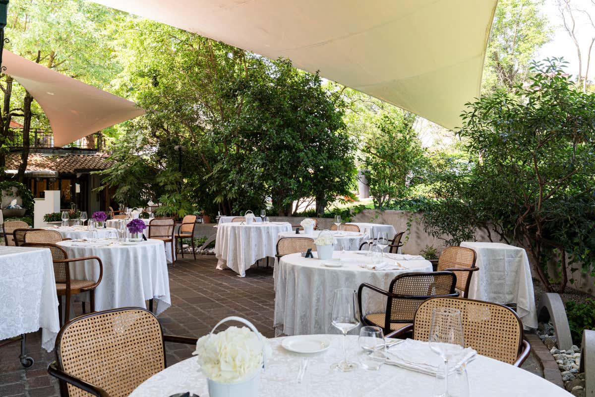 Il dehors del ristorante Pierino Penati