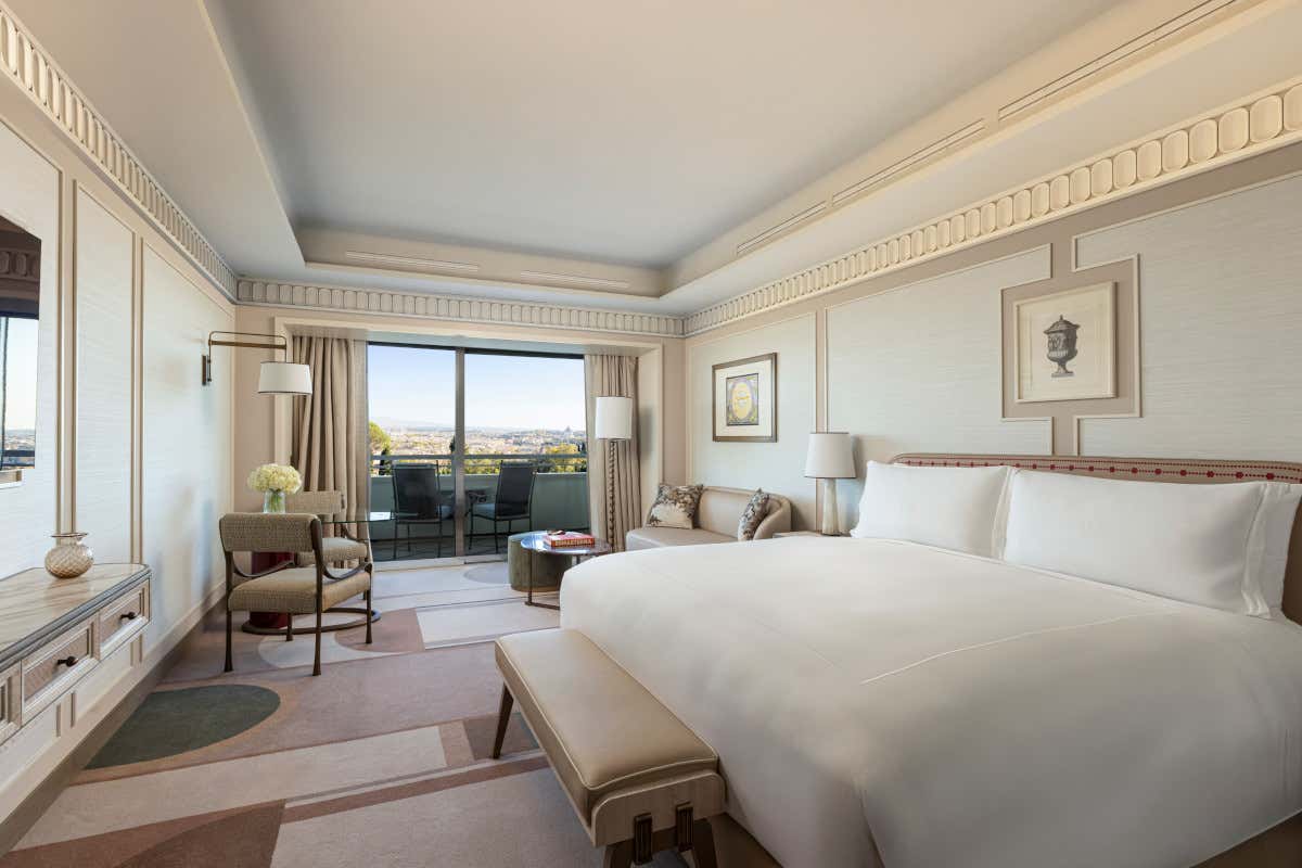 Il Rome Cavalieri ha avviato il restyling delle camere Rome Cavalieri al via il restyling delle camere (ma l'hotel rimarrà aperto)