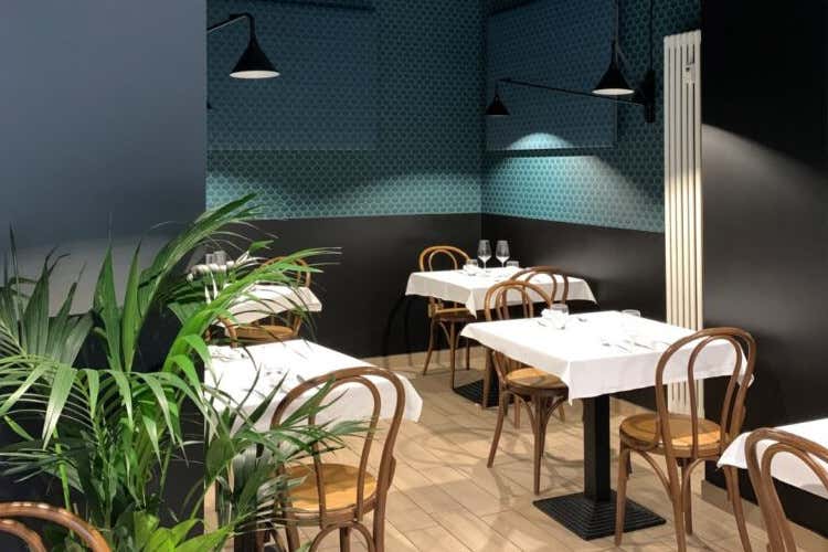 Vista su un angolo della sala di “Bacalhau - Osteria di mare”