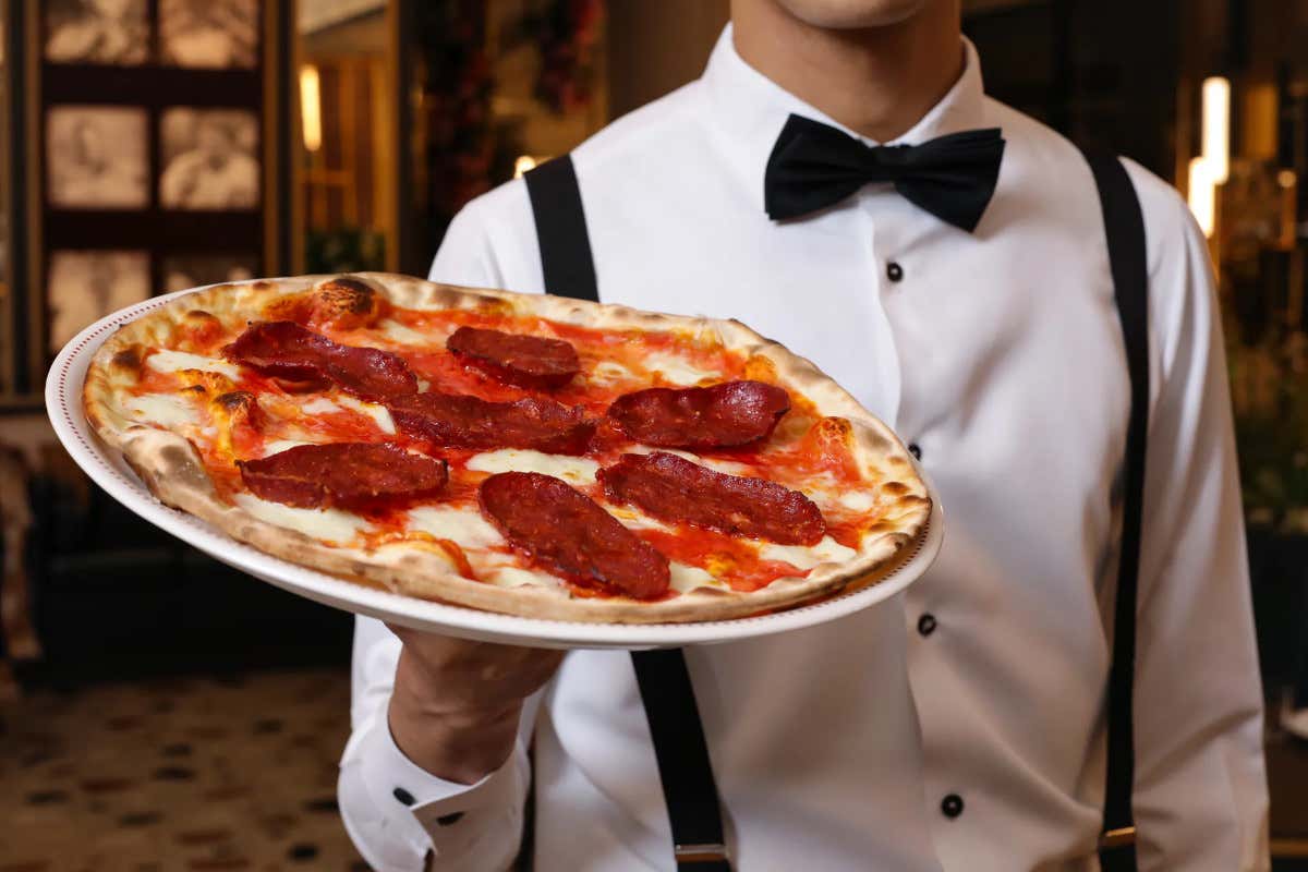 Una delle pizze di Crazy Pizza