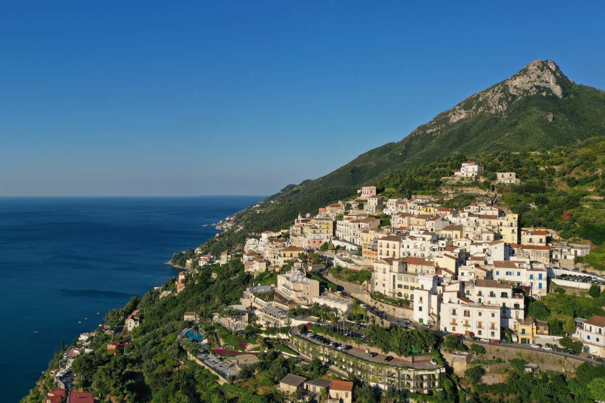 Vista su Raito, frazioncina di Vietri sul Mare (Sa)