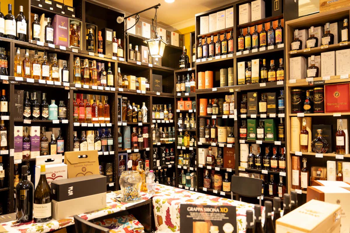 Alcune delle etichette presenti da Ivo’s Bar & Enoteca
