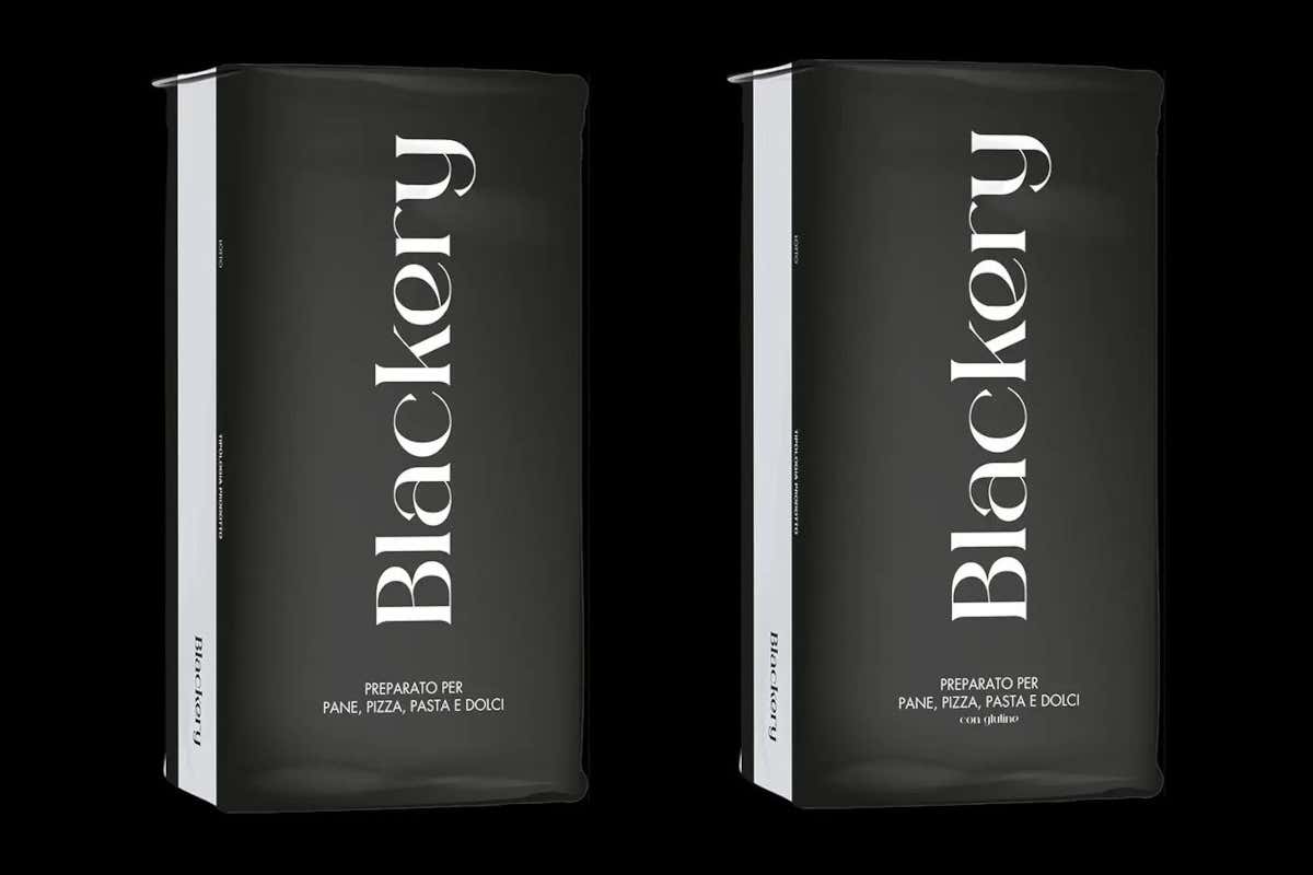 La farina Blackery di Molino Dallagiovanna, nelle versioni Debole e Forte