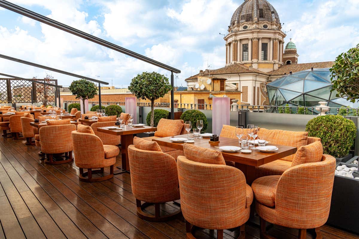 Il rooftop di Zuma Roma