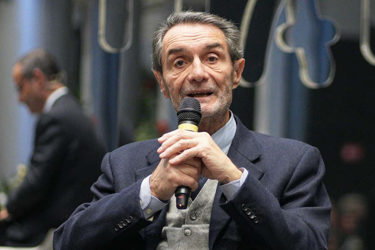 Il presidente di Regione Lombardia, Attilio Fontana