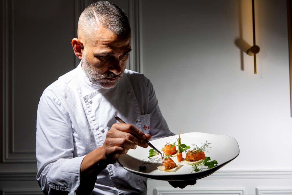 Lo chef Massimiliano Romano