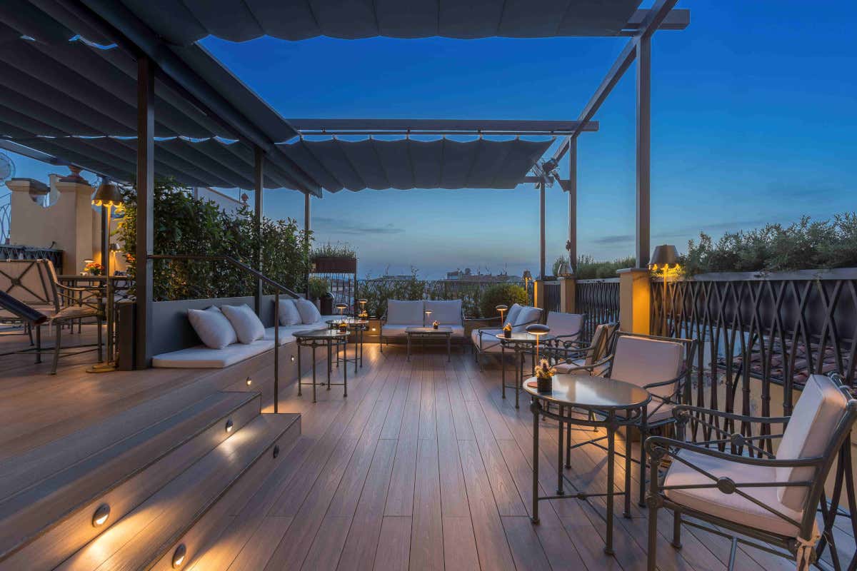 Il The Butterfly Terrace dell’hotel Il Tornabuoni