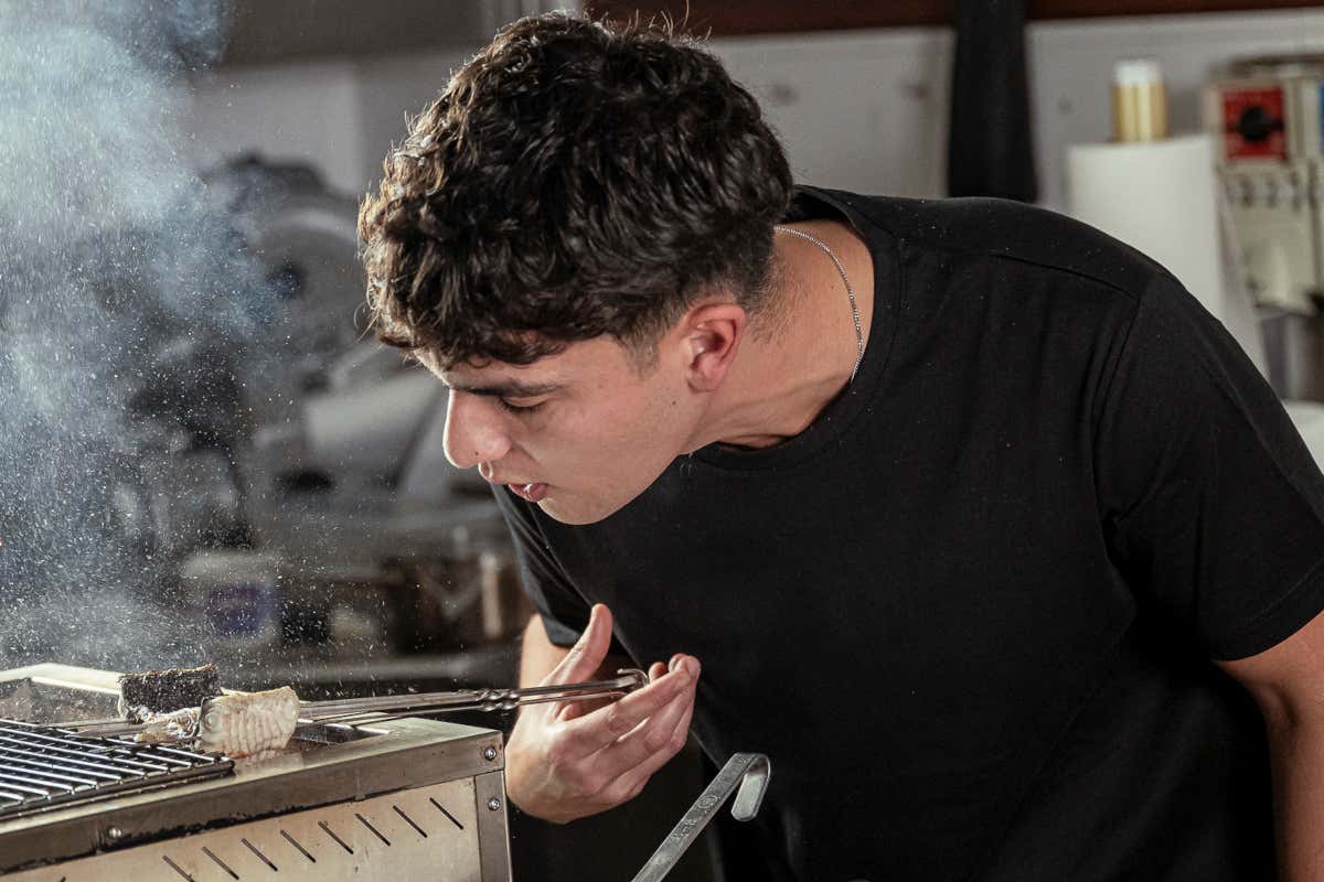 Chef Lukas Keci di Locanda Confini