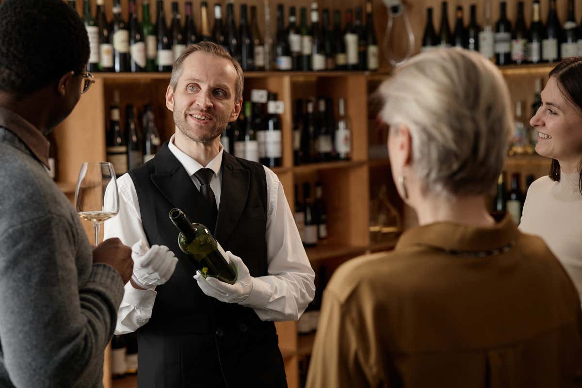 Per Spini un buon sommelier può capire i gusti Champagne dei clienti con domande molto precise