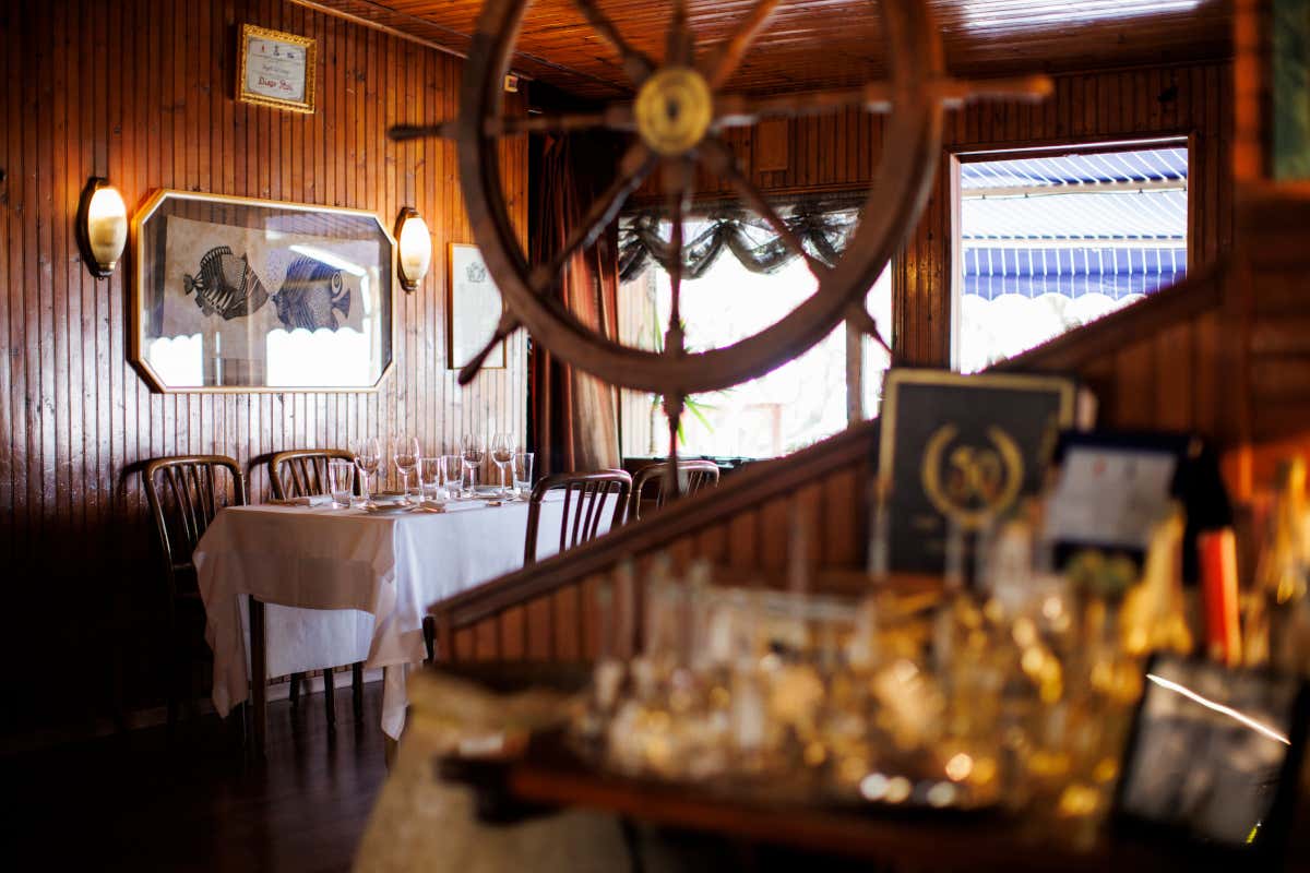 La sala del Marco Polo di Ventimiglia (Im)
