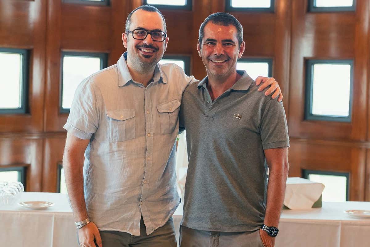 Da sinistra Giacomo Boscaini e Luca Speri Speri e Boscaini alla guida di Famiglie Storiche e Antica Bottega del Vino Da sinistra Giacomo Boscaini e Luca Speri Speri e Boscaini alla guida di Famiglie Storiche e Antica Bottega del Vino