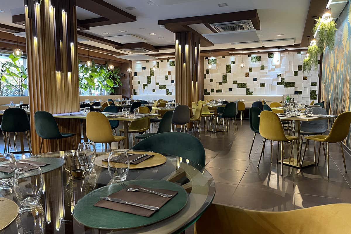 La sala della Pizzeria da Nino Pannella