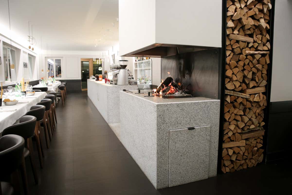 La sala del Ristorante Da Sapì