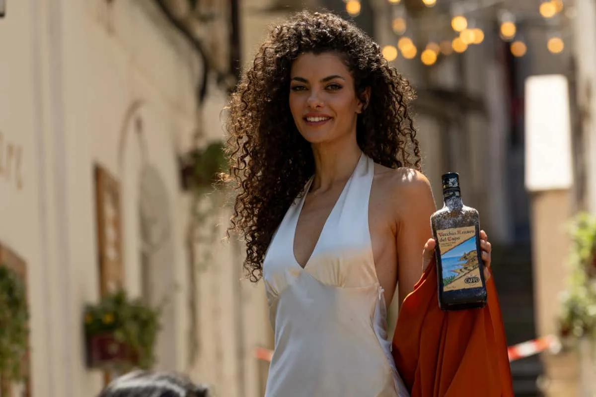 Federica Posca, protagonista del nuovo spot di Vecchio Amaro del Capo