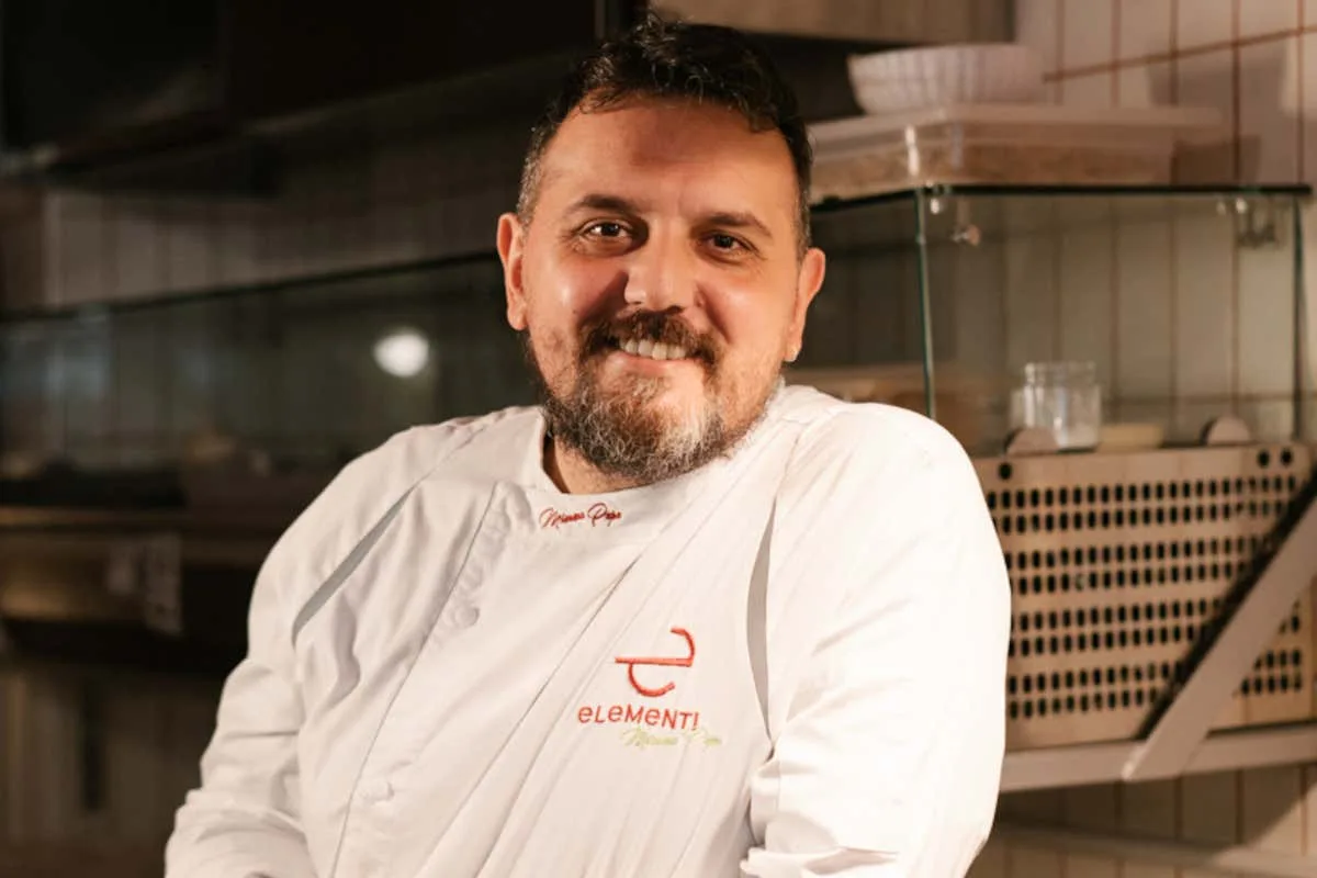 Mimmo Papa, titolare della pizzeria Elementi a Caserta