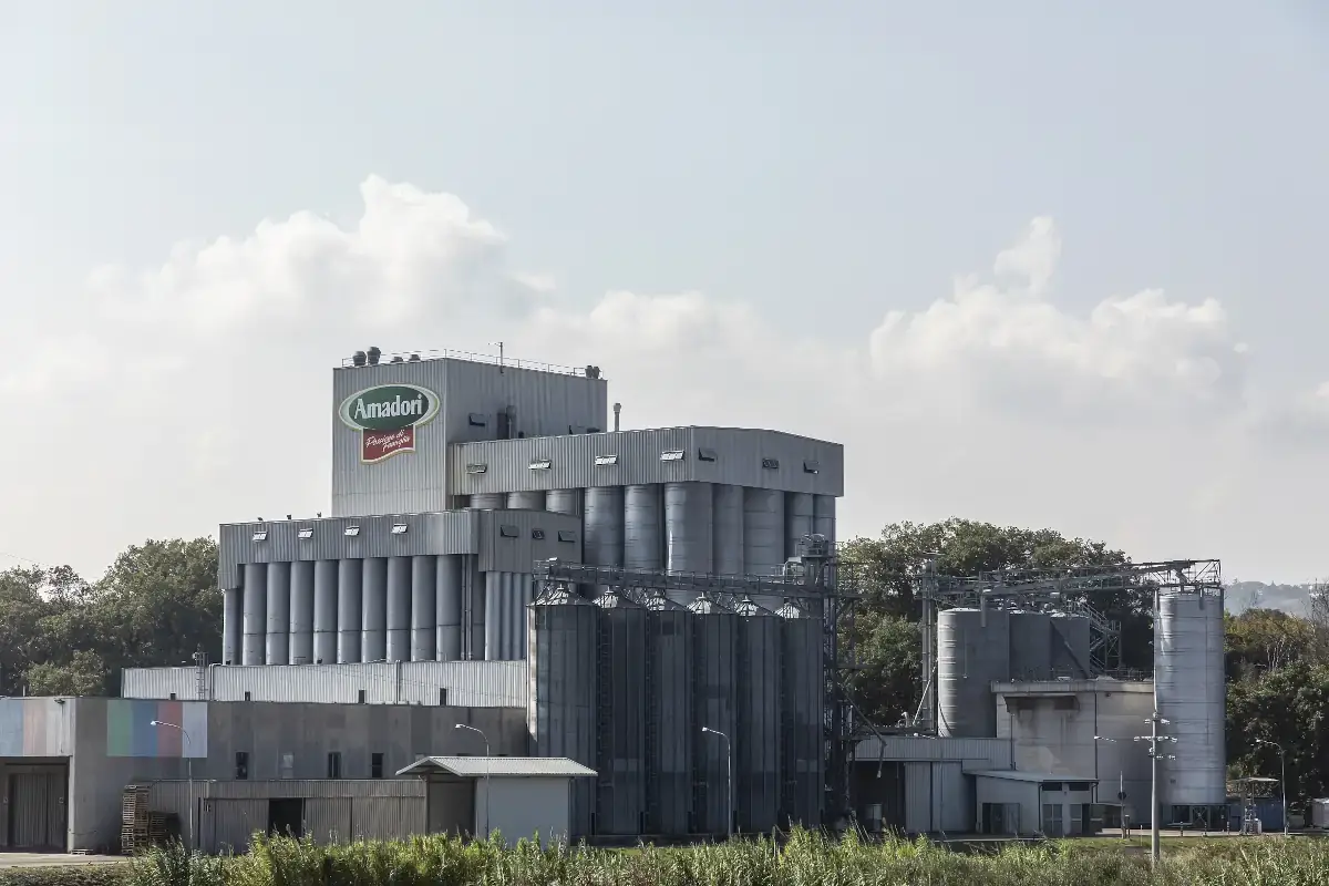 Uno stabilimento del Gruppo Amadori