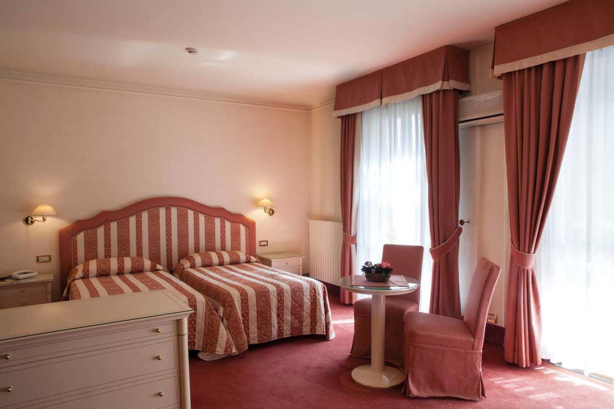 Una delle tipologie di stanza dell'Ermitage Medical Hotel